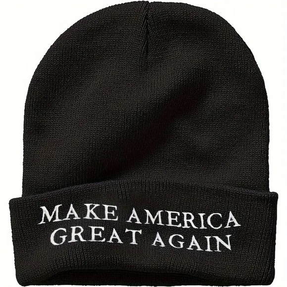 “Make America Great Again” Embroidered Unisex Knit Hat! - Picture 1 of 4